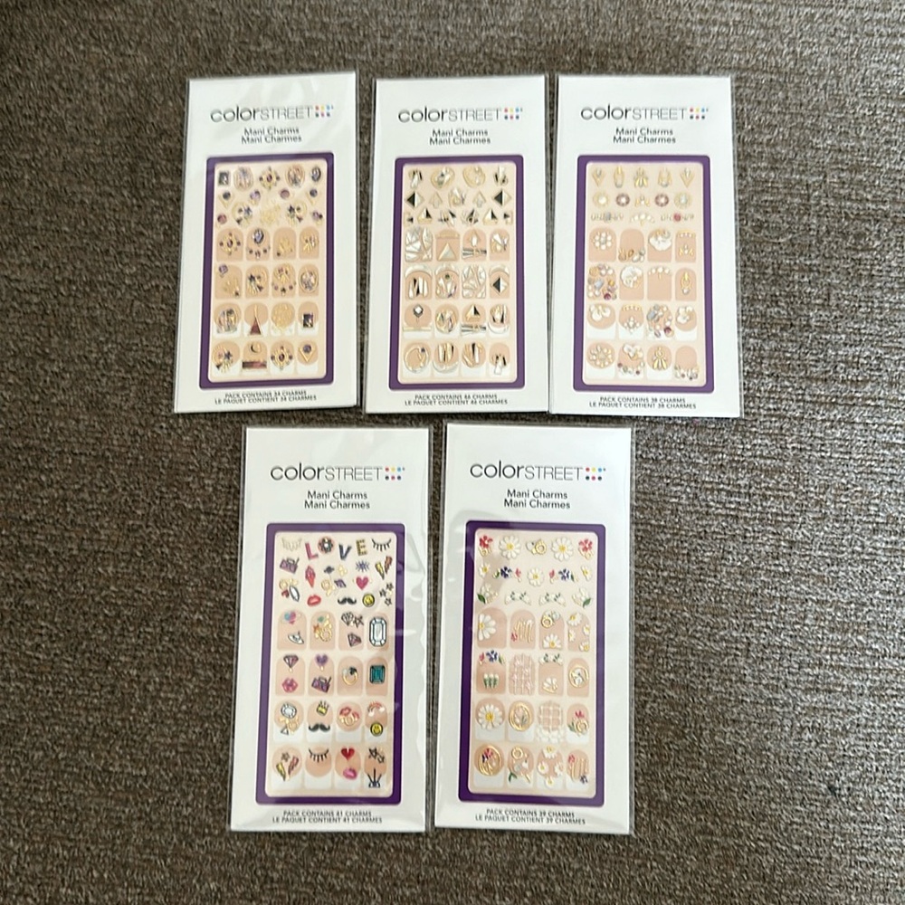 Color Street Mani Charms Set of Five